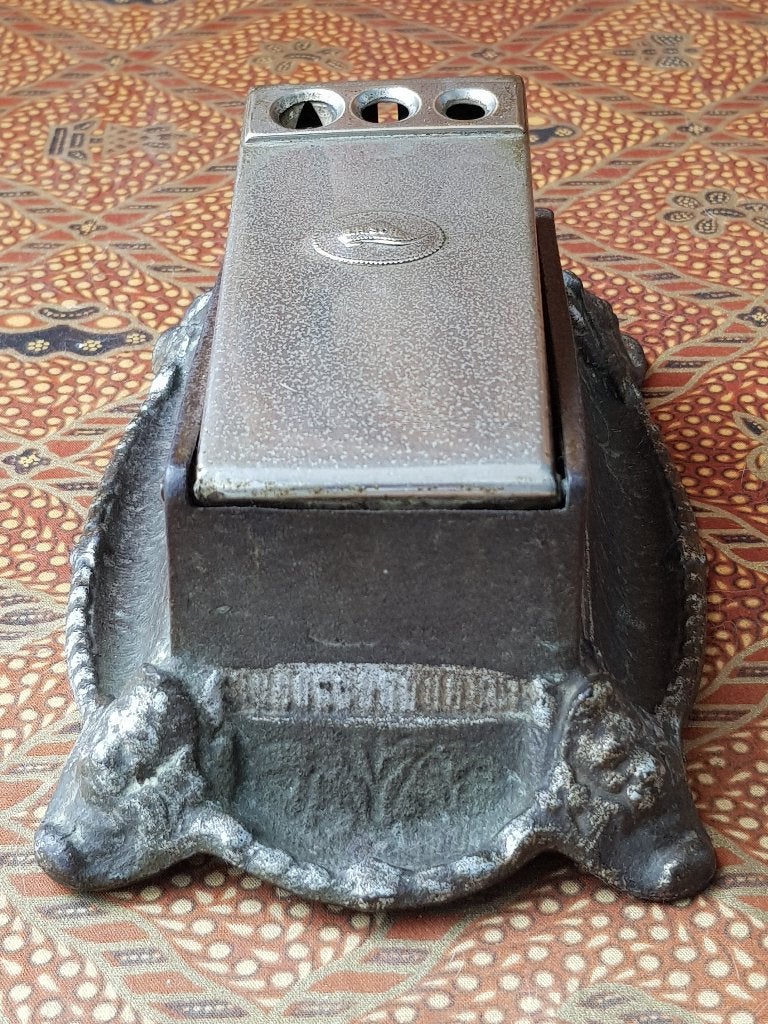 Mooie zware antieke sigarenknipper uit Engeland 17 cm.