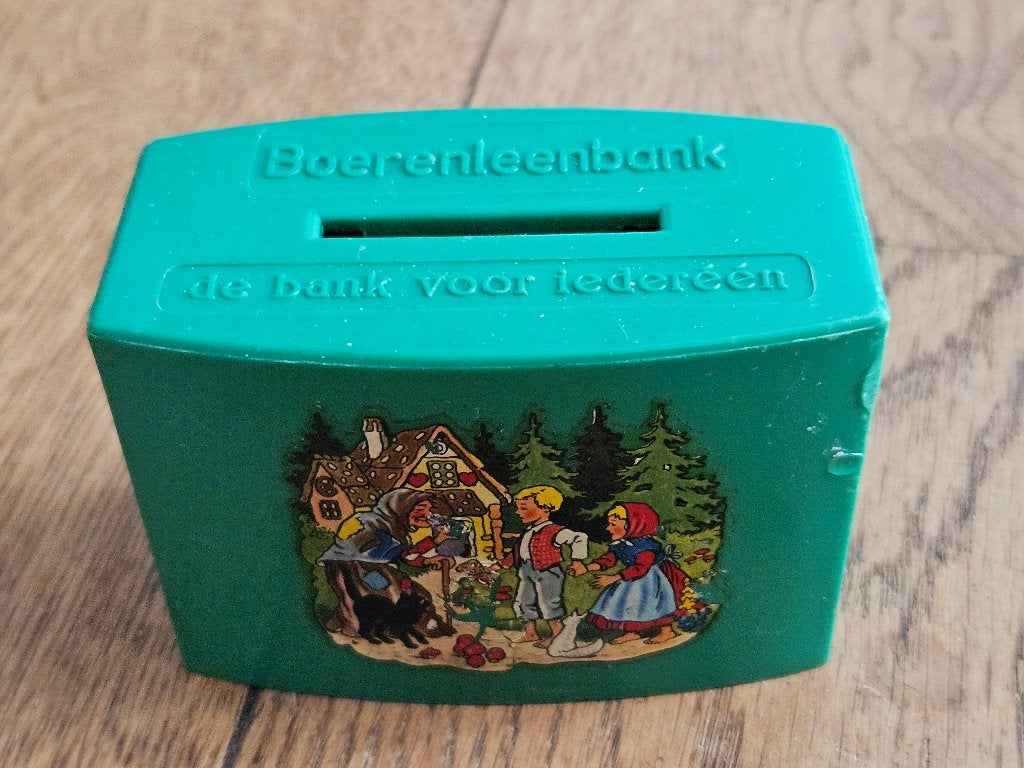 Boerenleenbank spaarpot vintage, Ophalen of Verzenden