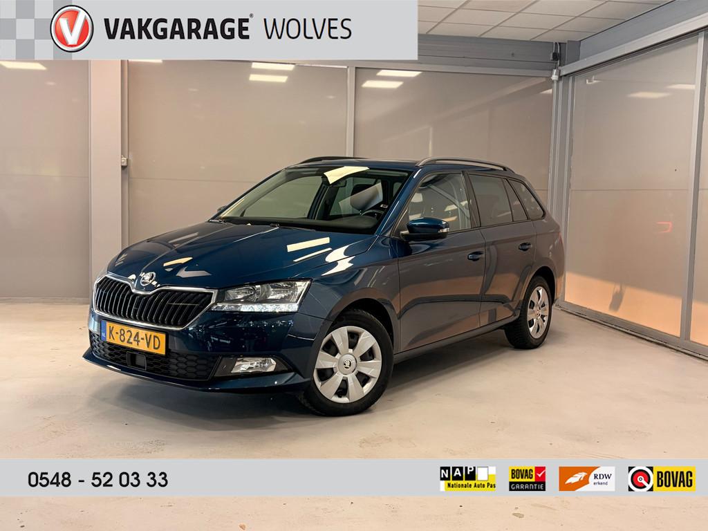 Skoda Fabia Combi 1.0 TSI Ambition AUTOMAAT | NAVI | CLIMA |, Auto's, Skoda, Stof, Gebruikt, 95 pk, Automatische klimaatregeling