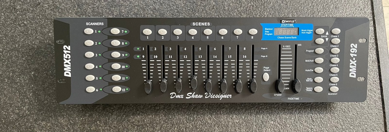 Dmx controller, DMX512, Muziek en Instrumenten, Licht en Laser, Nieuw, Licht, Geluidgestuurd, Kleur, Stroboscoopeffect, Ophalen of Verzenden