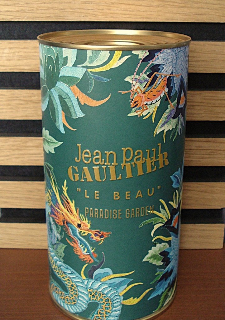 Blik van Jean Paul Gaultier "Le Beau" Paradise Garden, Verzamelen, Ophalen of Verzenden, Nieuw, Overige, Overige merken