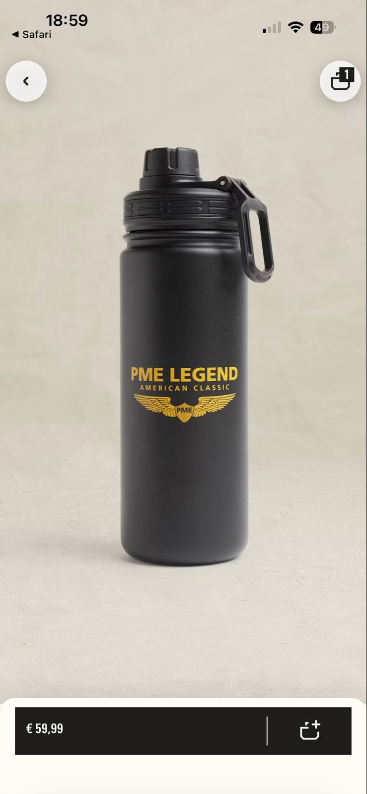 PME Legend Waterfles - Zwart, Ophalen of Verzenden, Nieuw