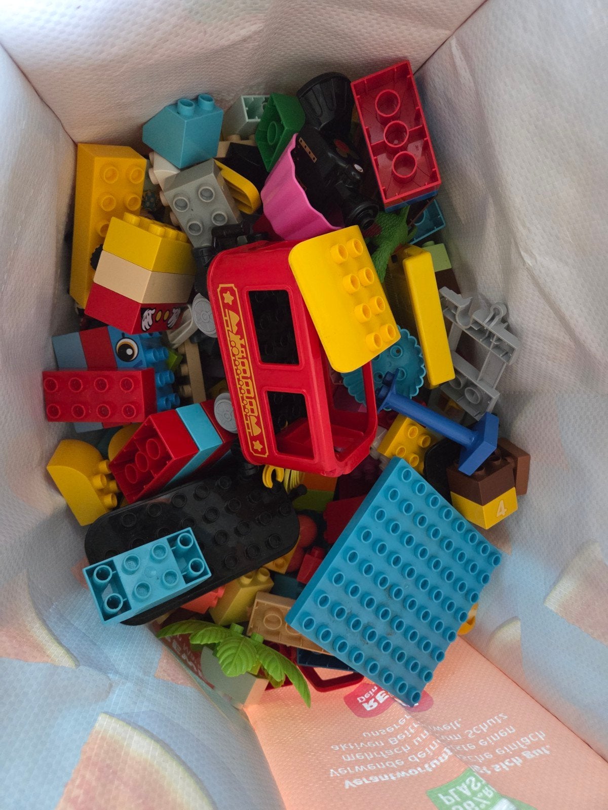 Lego Duplo met Mickey, Woezel & Pip en stoomtrein, Ophalen of Verzenden, Duplo