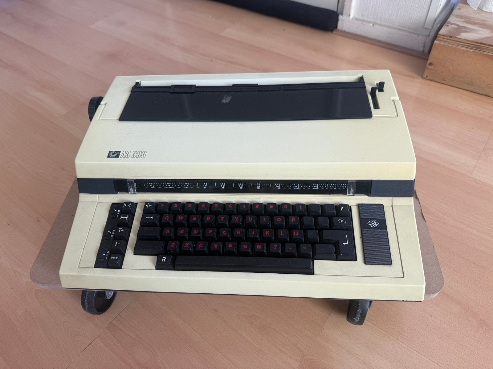 Typmachine, Ophalen, Gebruikt