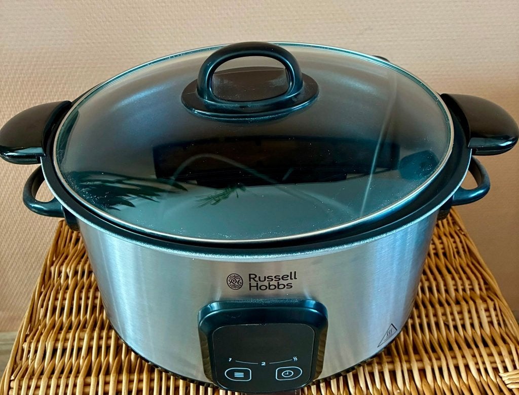 Slowcooker, Ophalen of Verzenden, Timer, Zo goed als nieuw