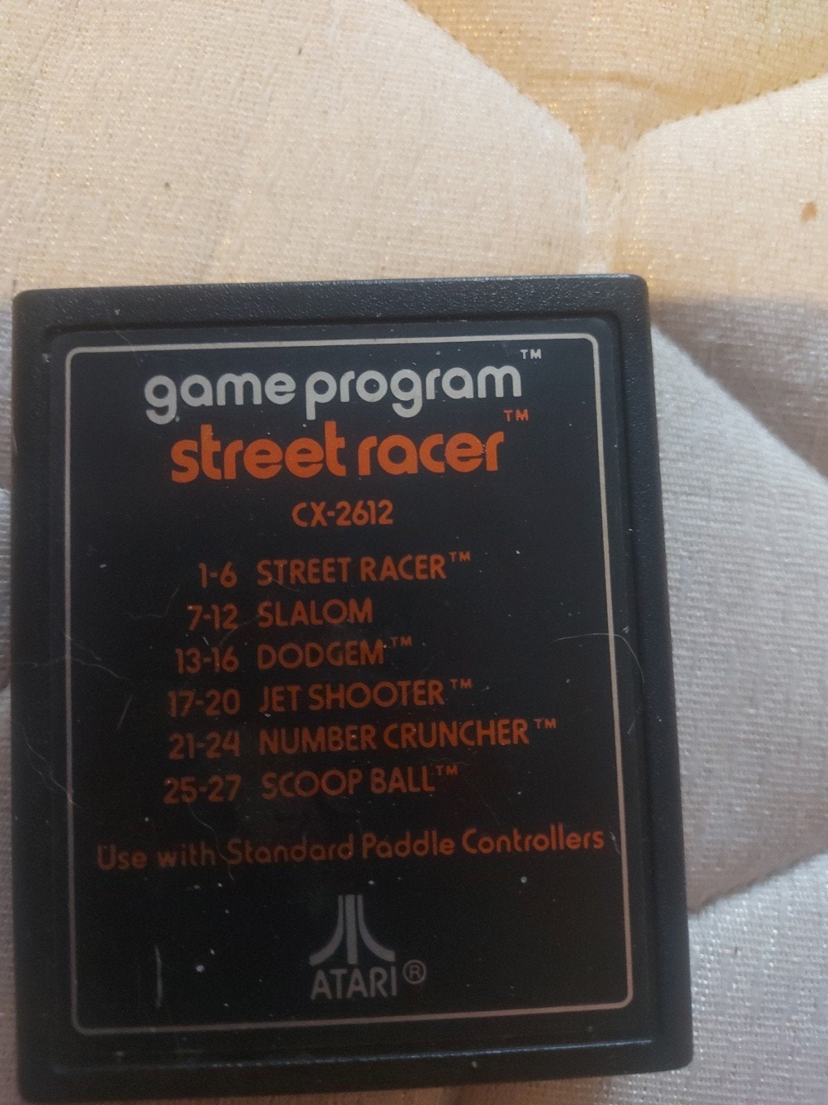 Atari Street Racer CX-2612 - Klassieke Racegame, Spelcomputers en Games, Ophalen of Verzenden