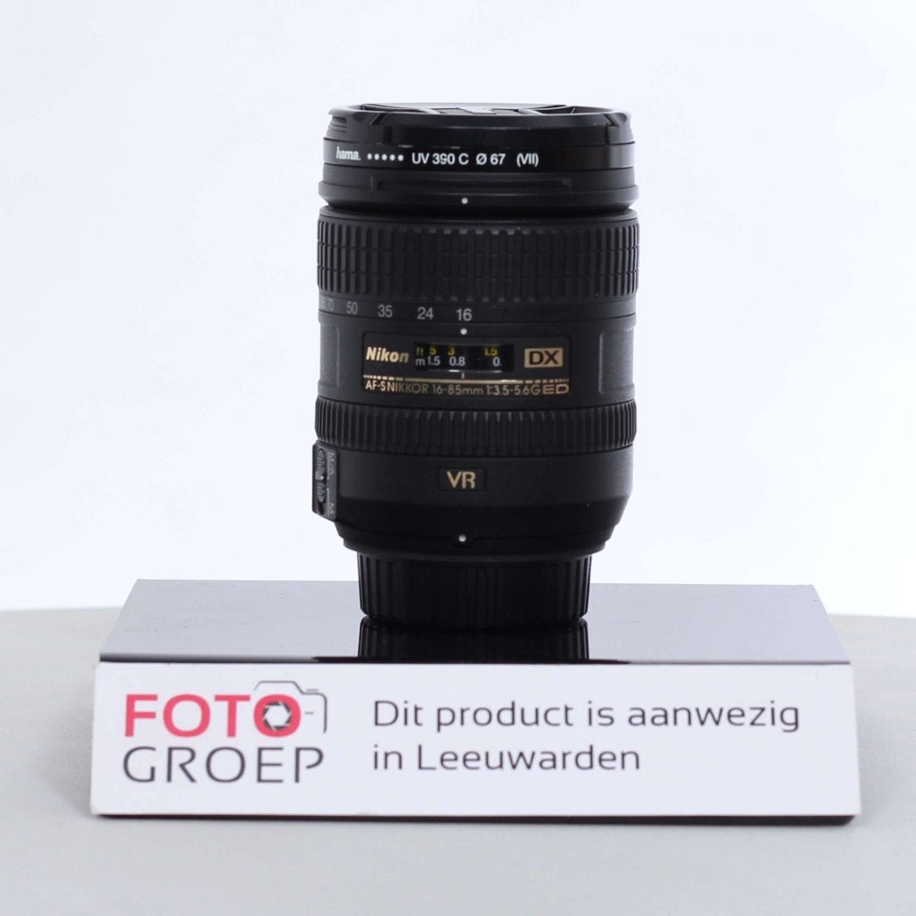 Nikon AF-s 16-85mm f3.5-5.6 DX VR (Occasion-Leeuwarden), Audio, Tv en Foto, Fotografie | Lenzen en Objectieven, Foto-Groep, Gebruikt