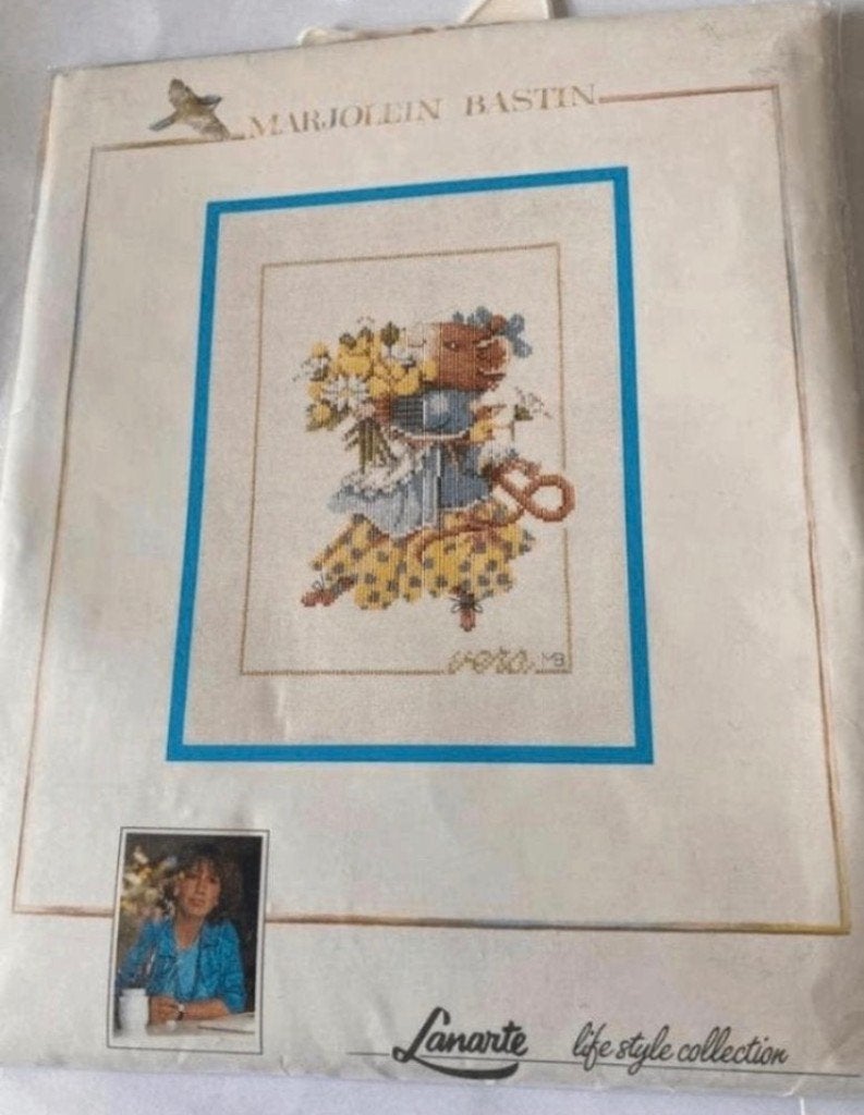 LANARTE MARJOLEIN BASTIN VERA DE MUIS BLOEMENMEISJE, Verzenden, Nieuw, Handborduren, Borduurpakket