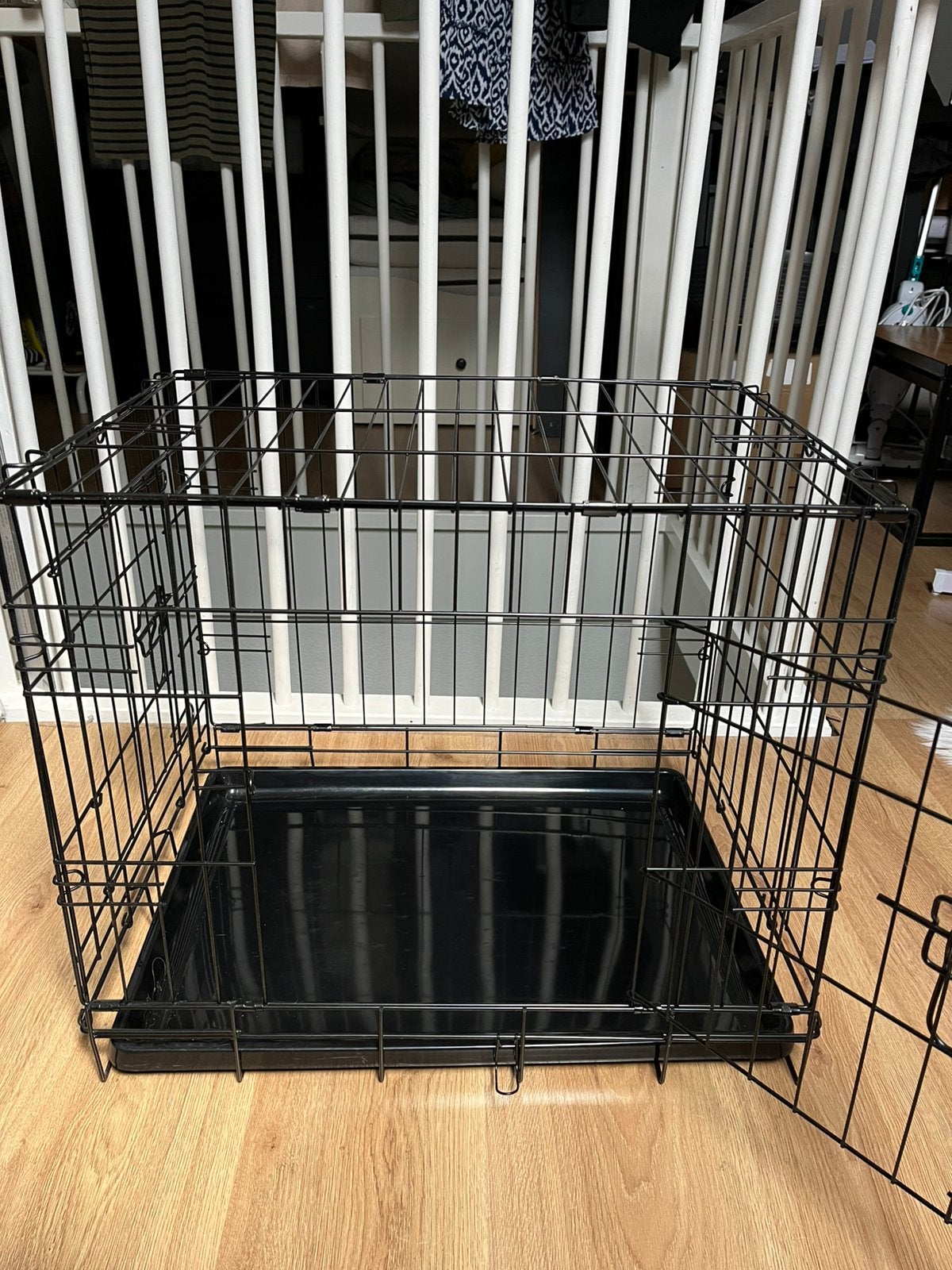 Adori Premium Bench 2-Deurs Zwart - Hondenbench, Ophalen, Zo goed als nieuw