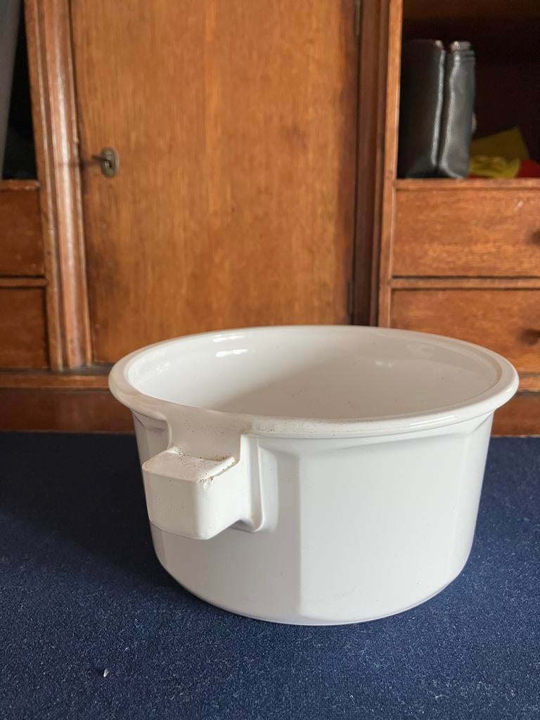 Arcoflam Ovenschaal - Wit Keramiek - Multifunctioneel, Gebruikt, Porselein of Keramiek, Schaal, Rond