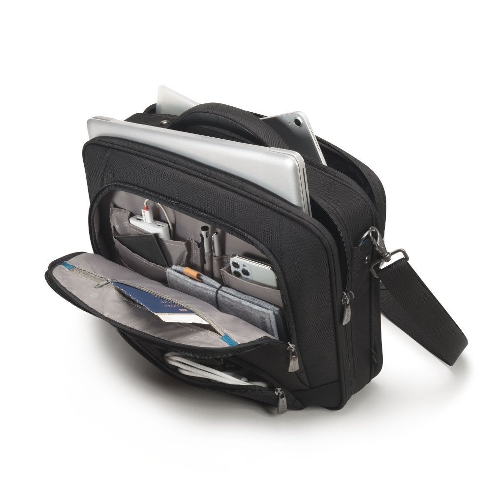 Dicota Eco Multi PRO 13 tot 15.6 inch laptoptas D30850-RPET, Computers en Software, Laptoptassen, 15 inch, Verzenden, Nieuw, Zwart