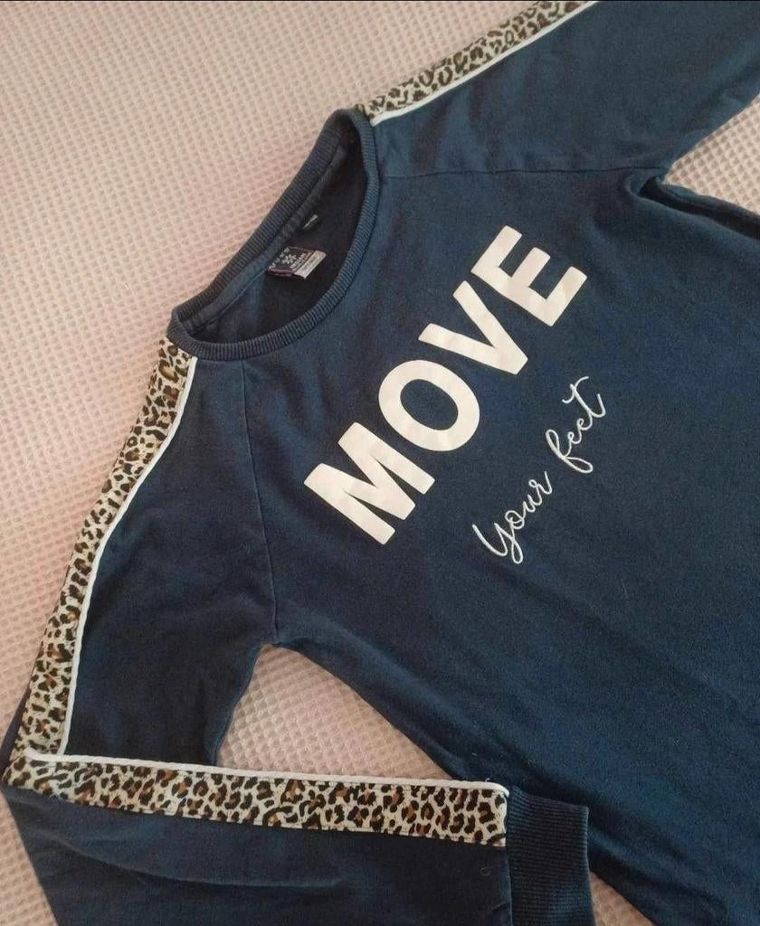 Indian Blue Longsleeve, Meisje, Ophalen of Verzenden, Zo goed als nieuw, Shirt of Longsleeve