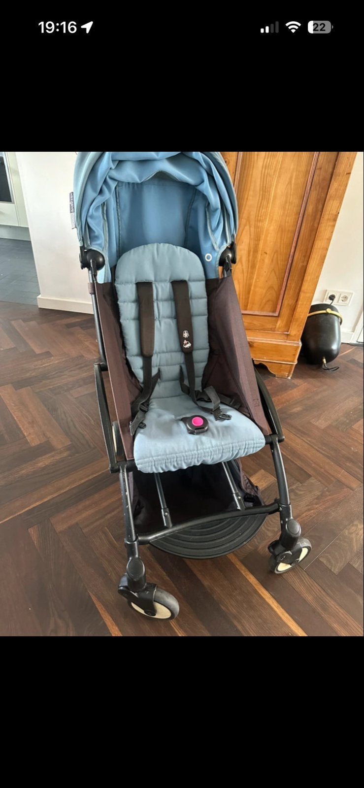 Compacte en lichtgewicht buggy - Ideaal voor reizen, Kinderen en Baby's, Ophalen of Verzenden, Gebruikt, Overige merken, Verstelbare rugleuning