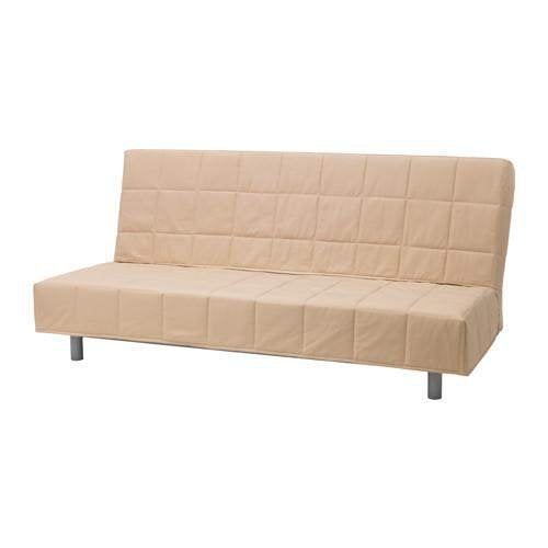 IKEA BEDDINGE slaapbank RANSTA beige 140x200 – nette staat, Ophalen, Beige, Tweepersoons, 140 cm