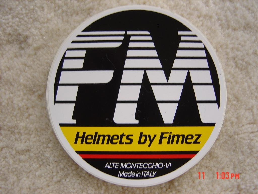 Motomod stickers FM helmets Toby motorstickers, Ophalen of Verzenden