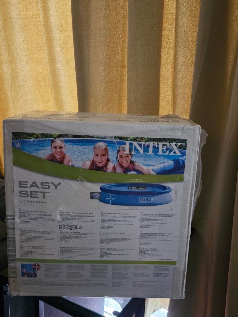 Intex Easy Set Zwembad 3.66m x 76cm, Tuin en Terras, Zwembaden, Nieuw, Opzetzwembad, Minder dan 80 cm, 200 tot 400 cm, 300 cm of meer