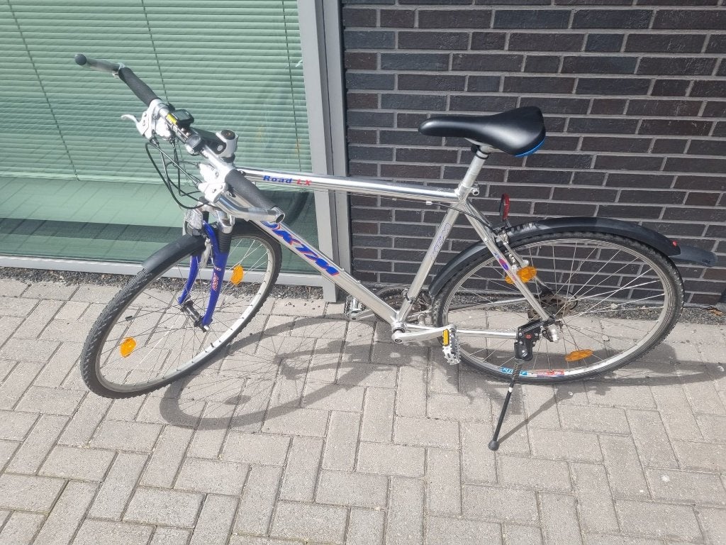 KTM Fiets, Mountain bike, Cross/Trekking bike, Deore LX, Fietsen en Brommers, Gebruikt, Velgrem, Versnellingen, 53 tot 57 cm