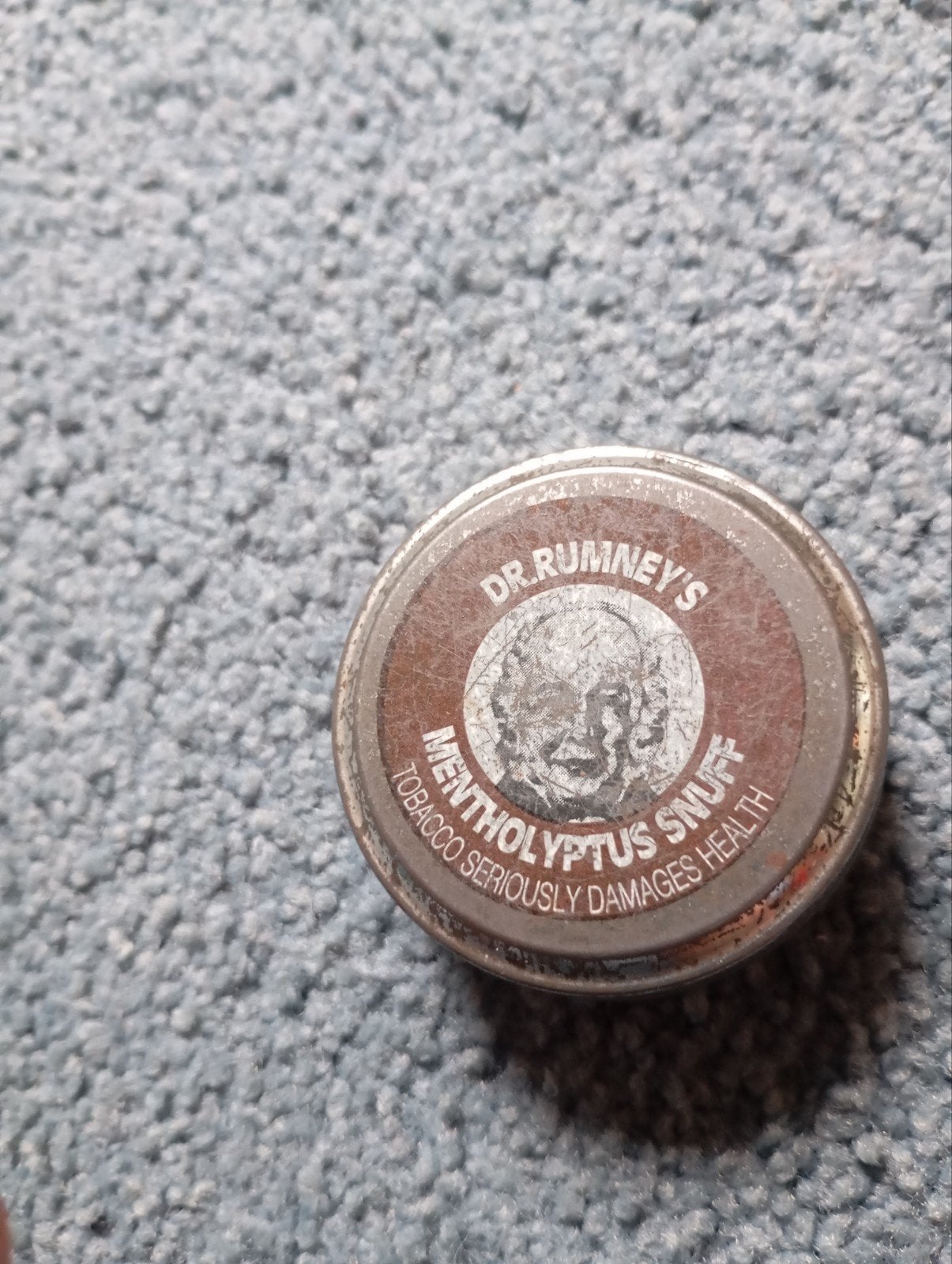 Vintage Dr. Rumney's blikje Mentholyptus Snuff, Verzamelen, Ophalen of Verzenden, Gebruiksvoorwerp