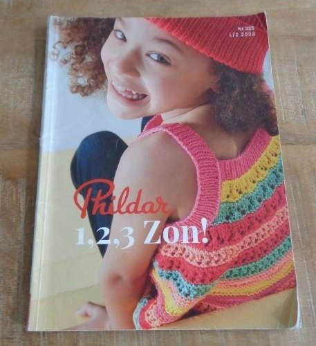 Phildar breiboek voor kinderen 1, 2, 3 Zon! nr. 225 - 2023, Hobby en Vrije tijd, Breien en Haken, Verzenden, Zo goed als nieuw