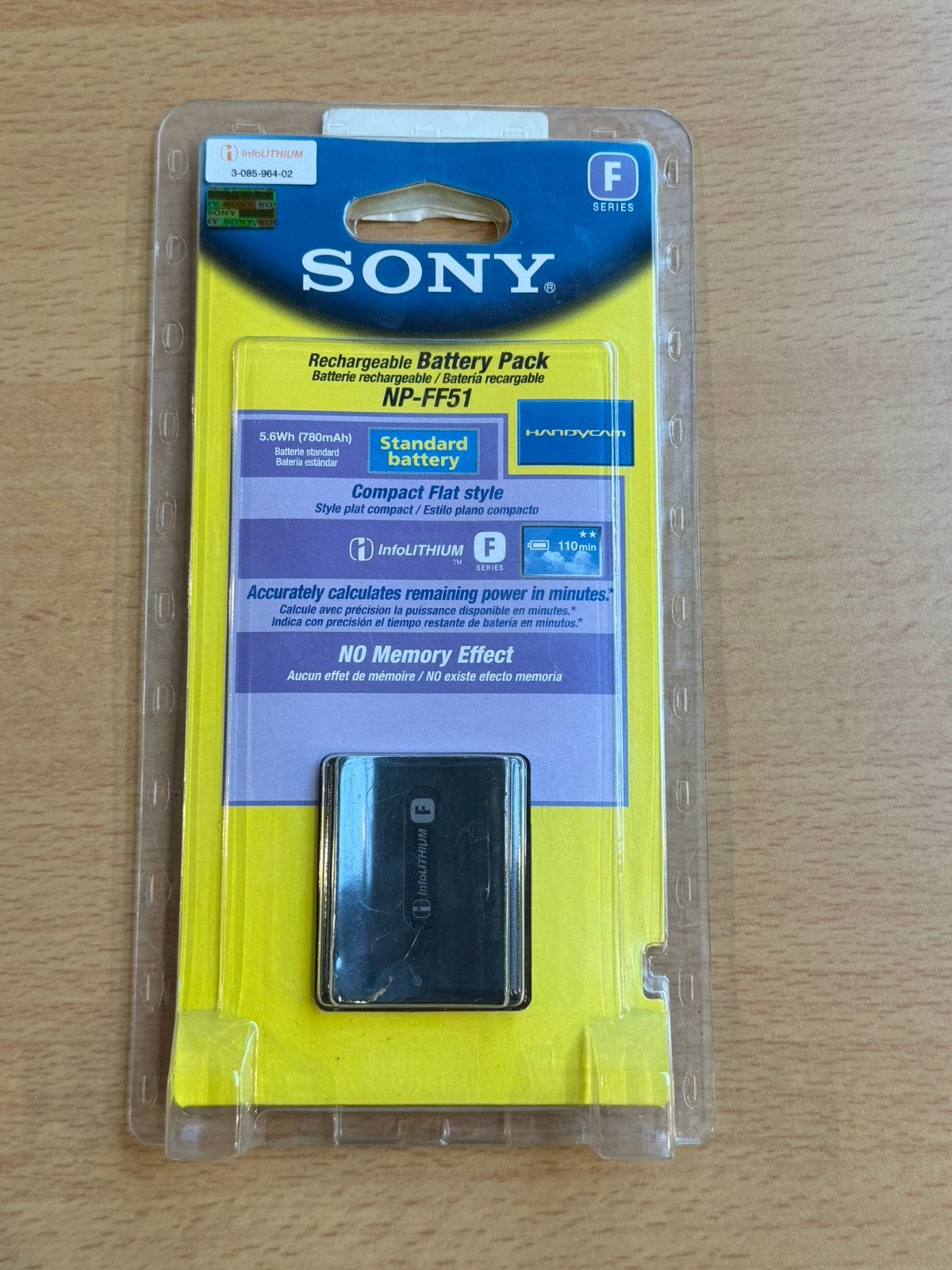 Sony NP-FF51 battery pack NIEUW in blister, Ophalen of Verzenden, Nieuw