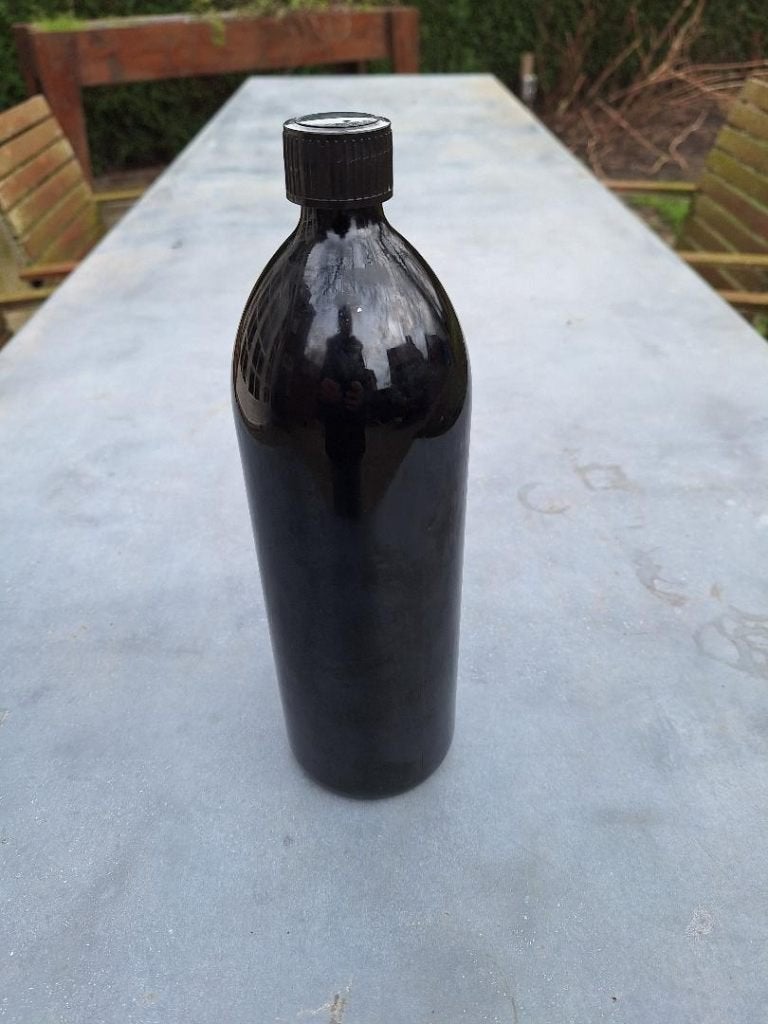 Flessen van Miron glas (1000 mL), Ophalen of Verzenden, Zo goed als nieuw
