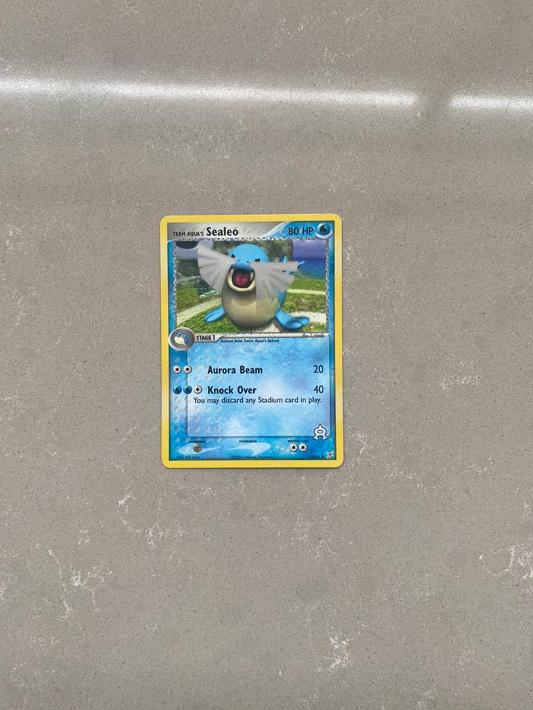 Team Aqua's Sealeo Pokémon kaart - Goede staat, Ophalen of Verzenden, Gebruikt, Losse kaart
