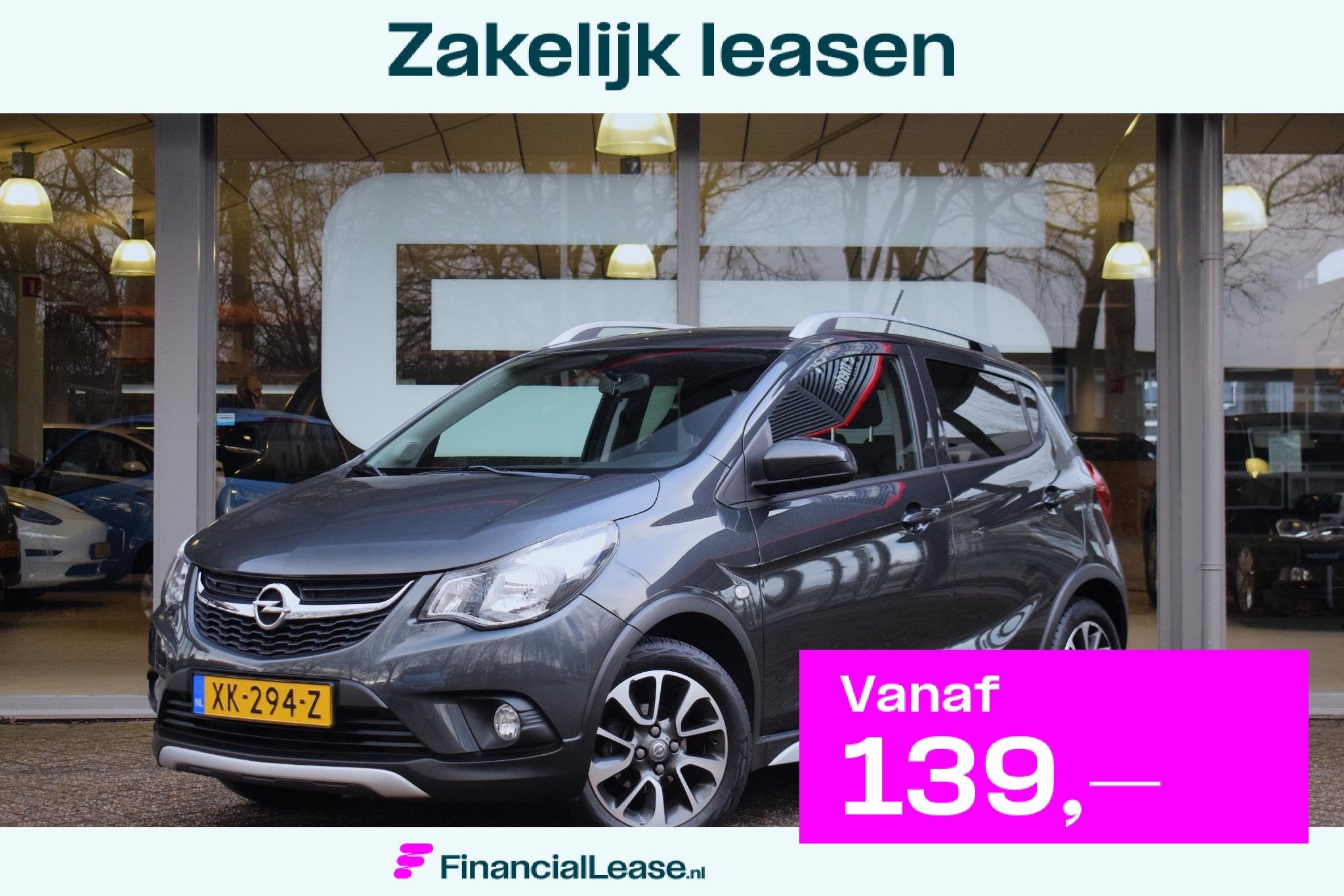 Opel KARL 1.0 Rocks Online Edition NAV|DAB|PDC|CRUIS|CARPLAY, Voorwielaandrijving, 839 kg, Stof, Gebruikt