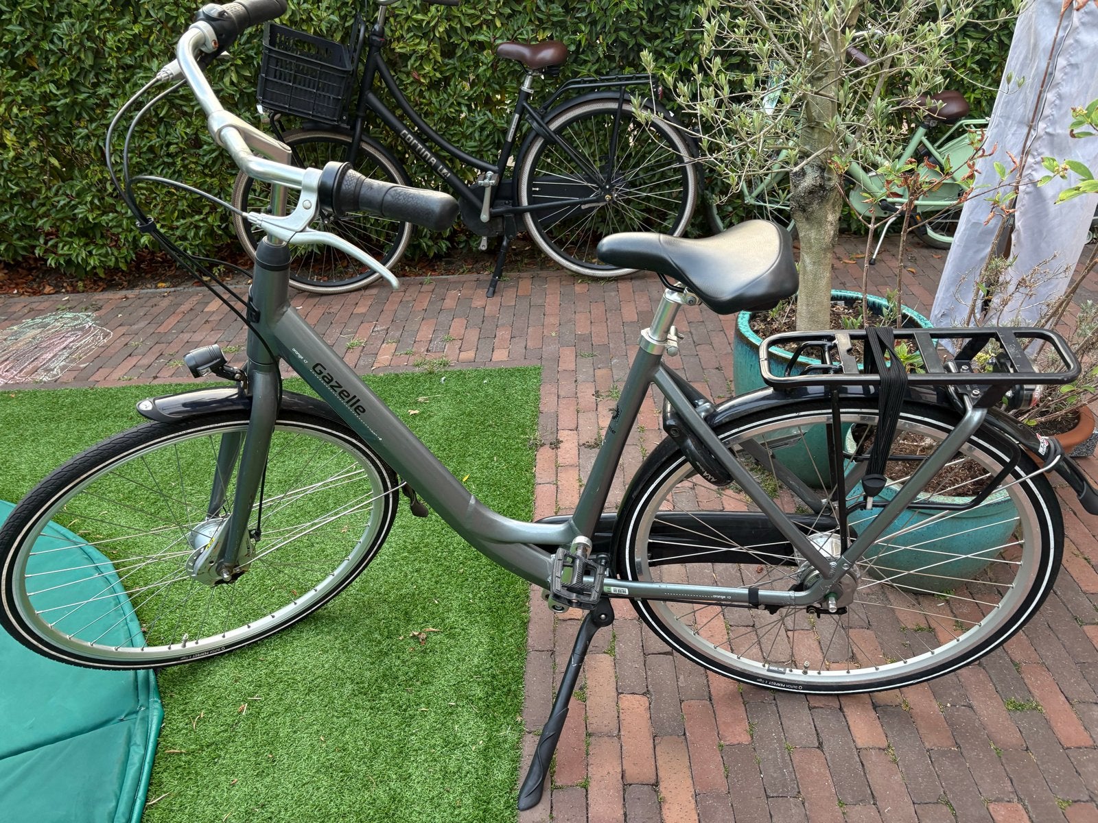 Gazelle Orange C7 L53 zilver 7 versnellingen, Ophalen, Versnellingen, Gazelle, Trommelrem