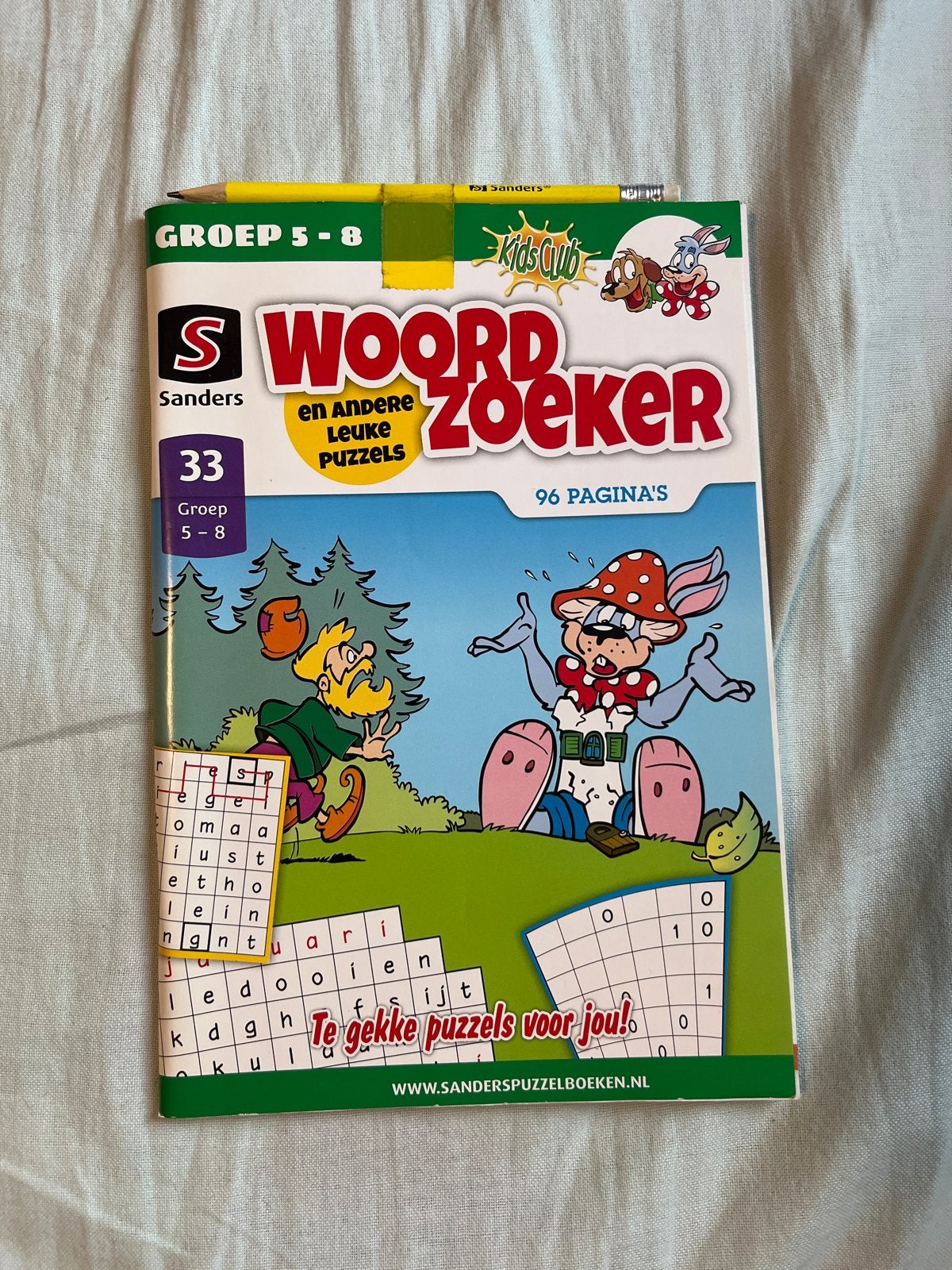 Sanders Woordzoeker en Puzzelboek Groep 5-8, Ophalen of Verzenden, Nieuw, Puzzelboek