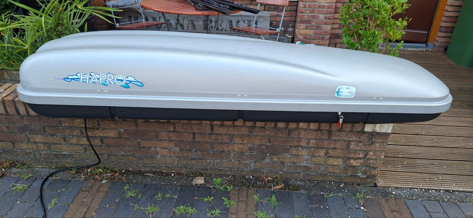 Hapro dakkoffer / skibak 600 E/F easy fix  met 2 sleutels, Ophalen, Gebruikt