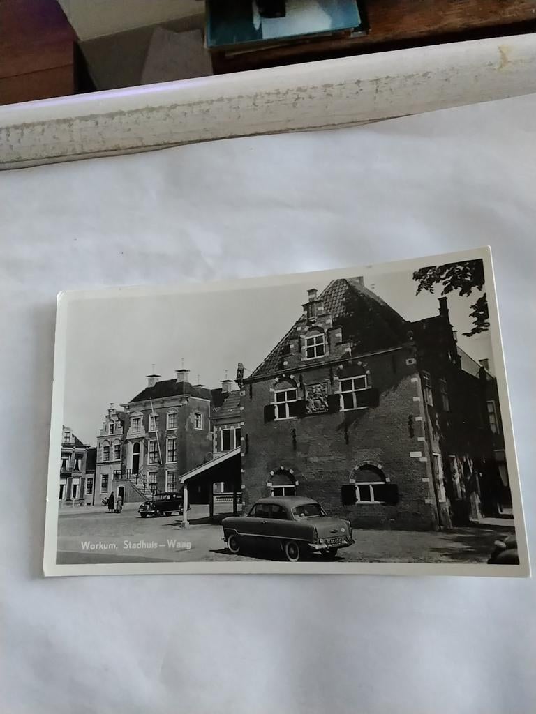 WORKUM. STADHUIS - WAAG, Ophalen of Verzenden, Voor 1920, Friesland