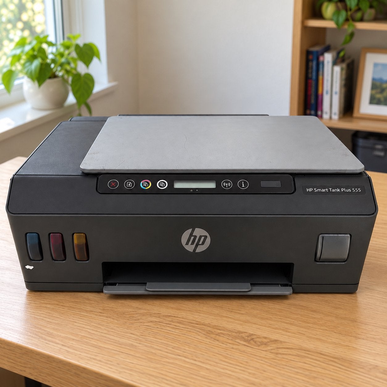 HP Smart Tank Plus 555 - Defect / Voor onderdelen, Verzenden, Inkjetprinter, All-in-one, Kleur printen