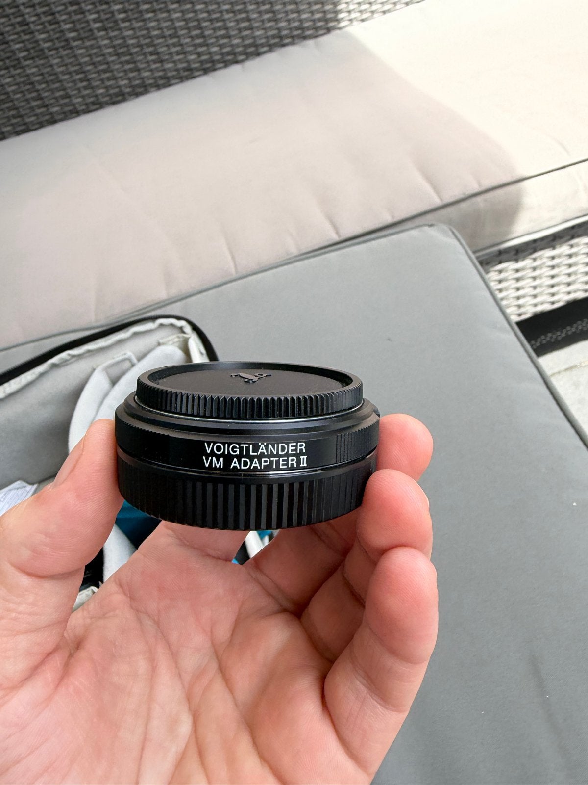 Voigtländer VM Adapter II - Lensadapter, Audio, Tv en Foto, Fotografie | Lenzen en Objectieven, Ophalen, Voigtlander, Lensdoppen