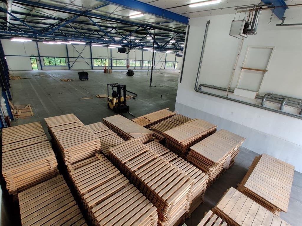 Vlonders hout legplanken magazijnstelling, Ophalen of Verzenden, Gebruikt, Composiet