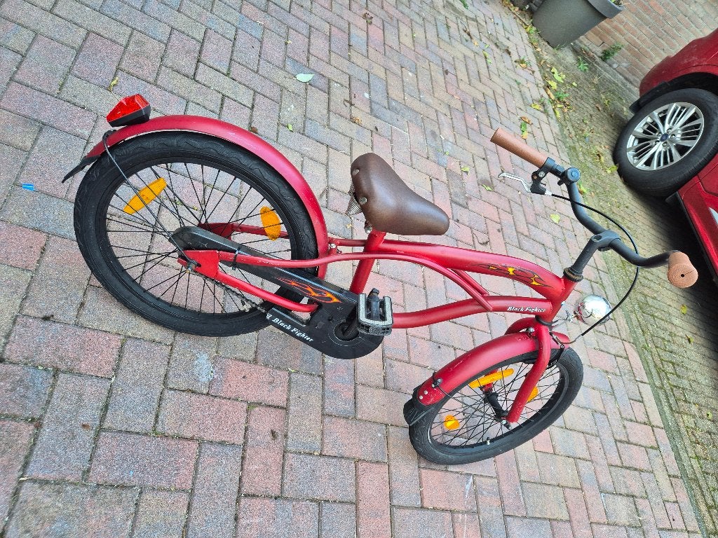 Popal cruiser jongensfiets 16 inch, Ophalen, Terugtraprem, Gebruikt, Handrem