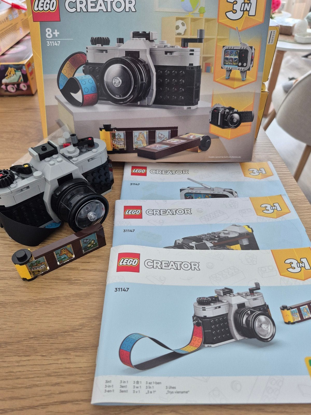 LEGO Creator 3in1 Retro Camera 31147, Ophalen of Verzenden, Zo goed als nieuw, Overige merken
