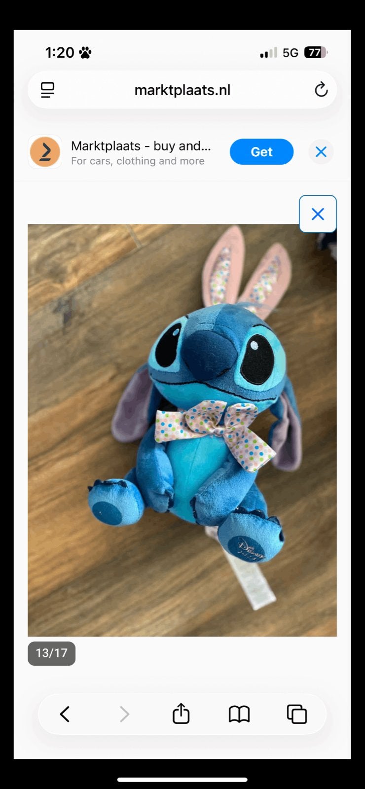 Grote Stitch en Angel verzameling , etc. Disney knuffels, Ophalen, Disney, Overige typen, Blauw