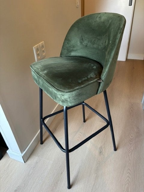 2 Barstoelen Vogue van Be Pure Home, Ophalen, 60 tot 90 cm, Zo goed als nieuw, Metaal