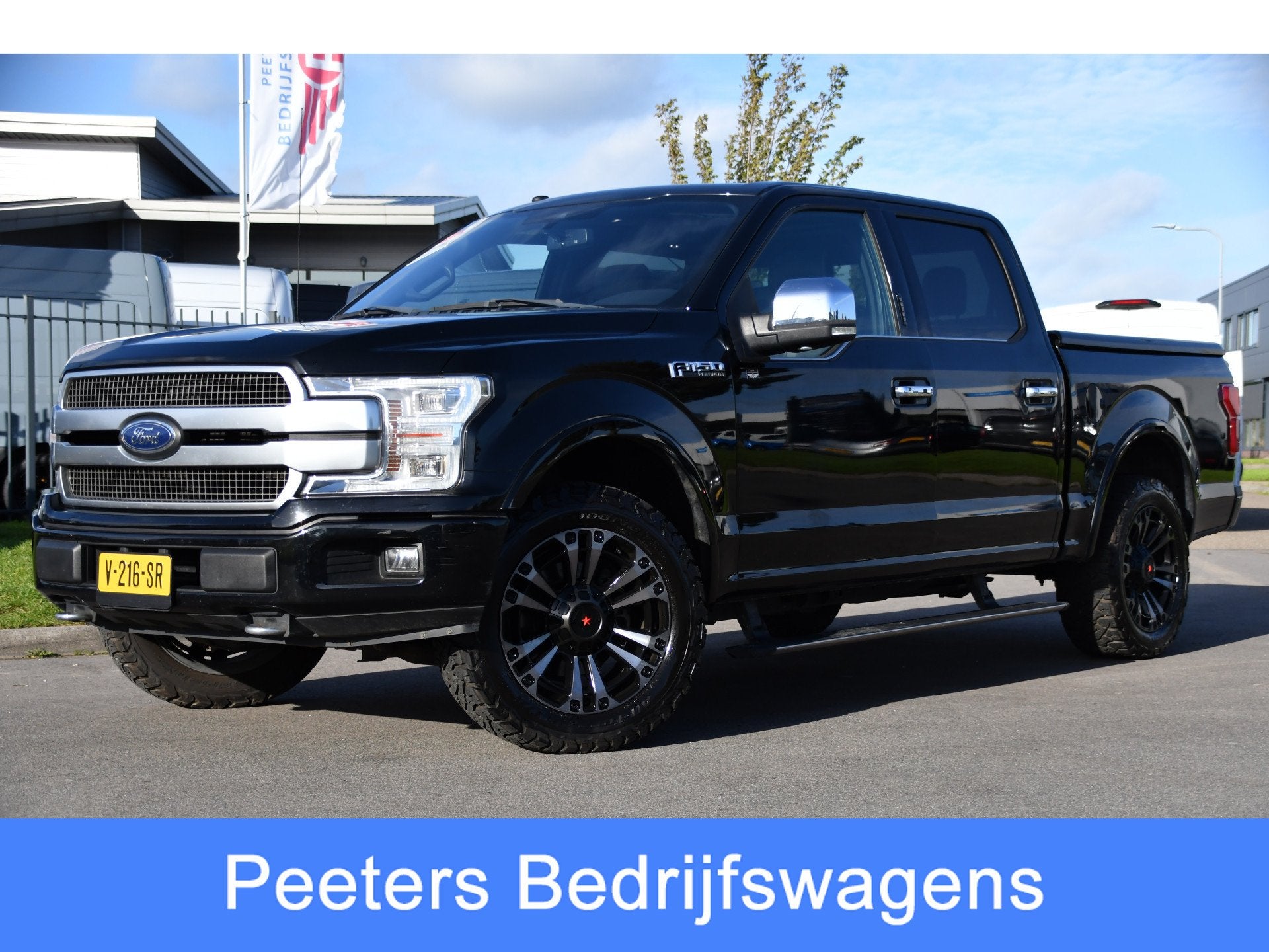 Ford USA F-150 3.5 V6 Ecoboost SuperCrew Camera, Cruise, Car, Auto's, Stof, Gebruikt, Zwart, Origineel Nederlands