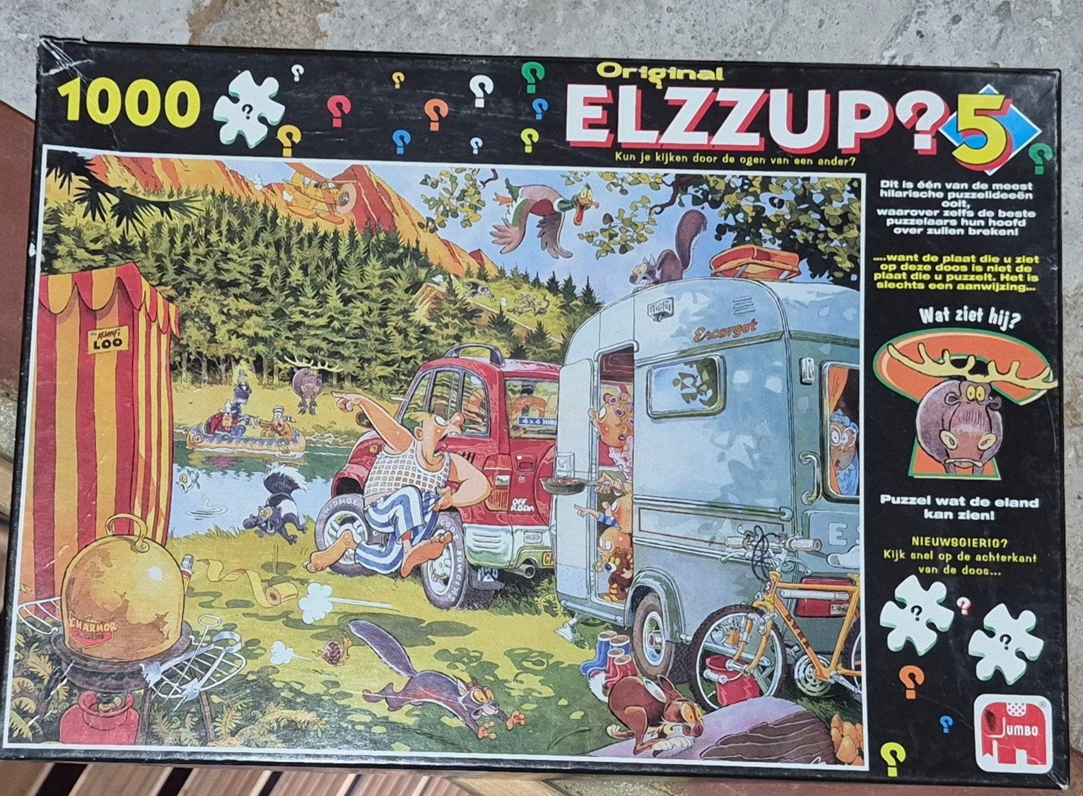 Jumbo Original ELZZUP?5 Puzzel 1000 stukjes, Ophalen of Verzenden, Zo goed als nieuw