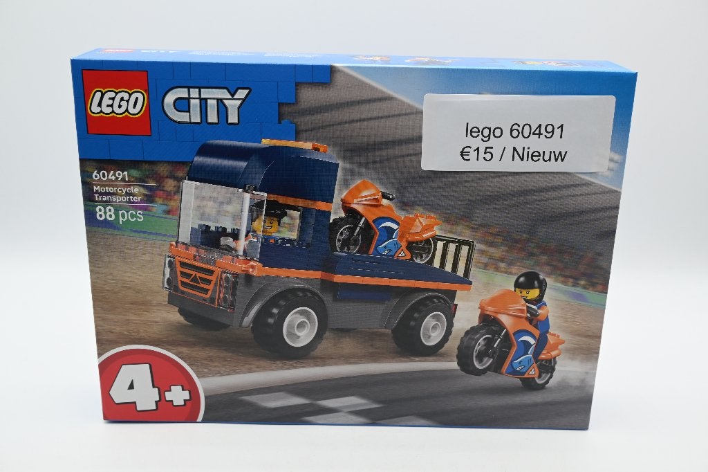Lego City 60491 Motorcycle Transporter - Nieuw in doos, City, Nieuw, Ophalen of Verzenden, Info@buy-sell.nl