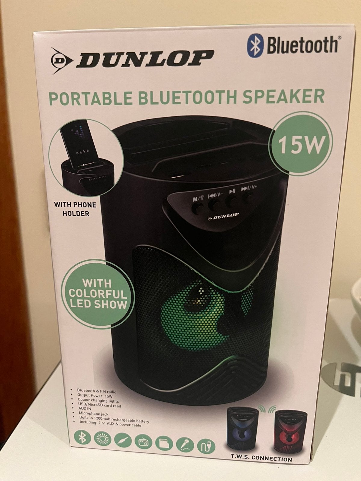 Dunlop speaker nieuw in de doos, Ophalen, Zo goed als nieuw, Complete set