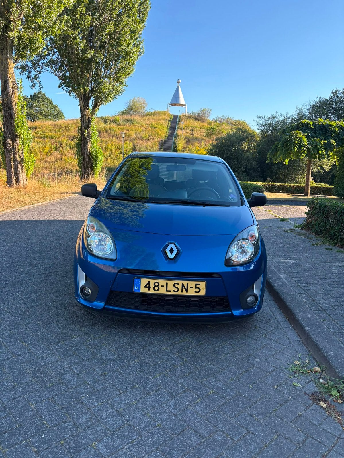 Renault Twingo 1.2 16V 2010 Blauw Airco apk nieuw, 839 kg, 4 cilinders, Origineel Nederlands, Handgeschakeld