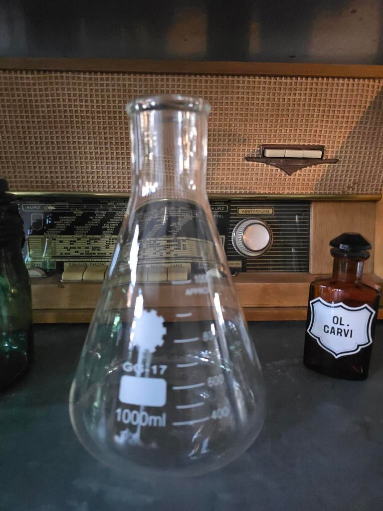 Prachtige vintage Approx 1000 ML Erlenmeyer €9.50, Antiek en Kunst, Ophalen of Verzenden