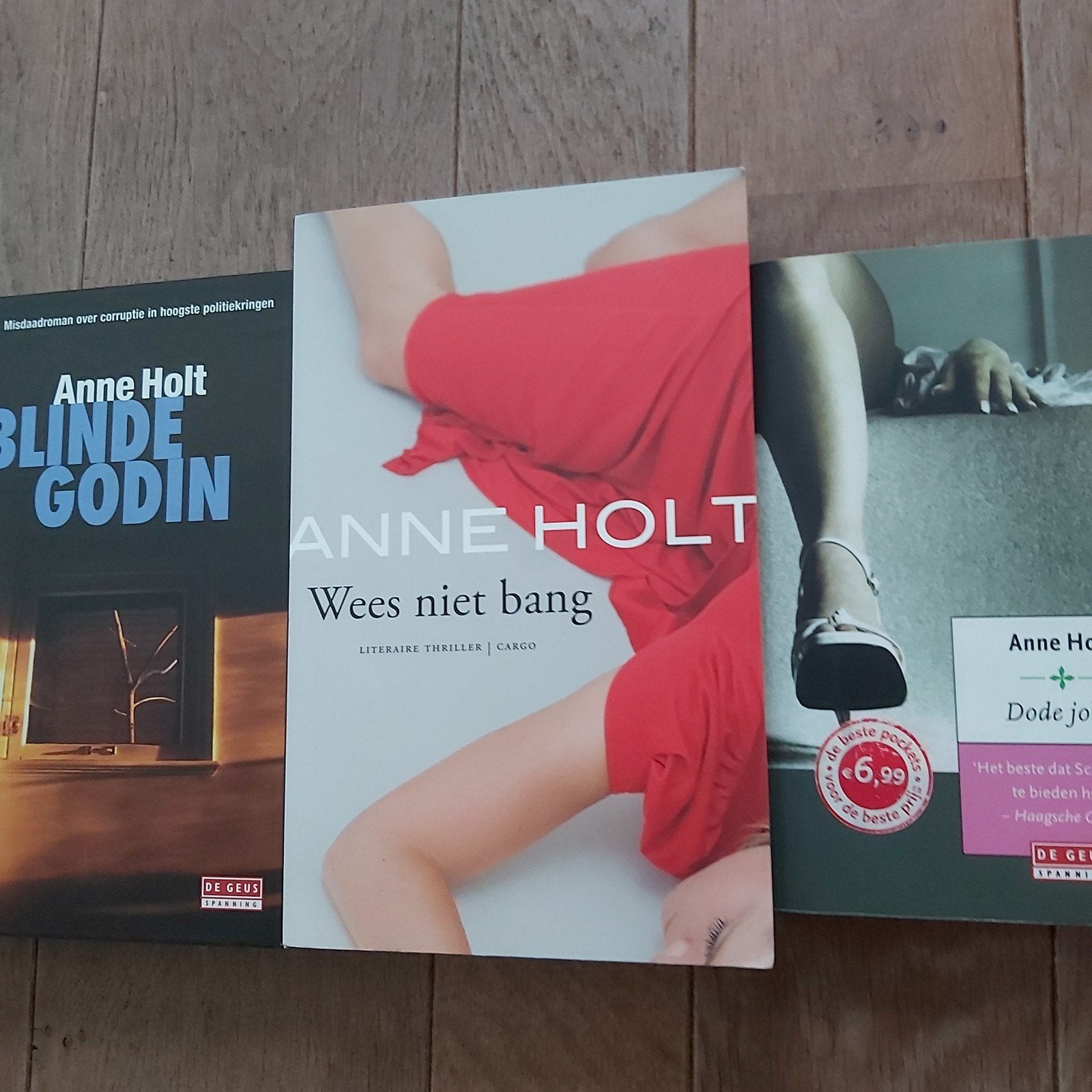 Anne Holt: Blinde Godin, Wees niet bang, Dode Joker, Ophalen of Verzenden, Gelezen, Anne Holt, Scandinavië