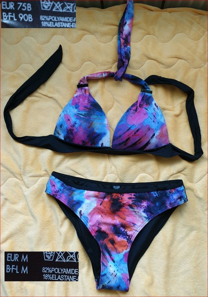 SAPPH Galaxy bikini maat 75B + slip maat M nieuw, Meerkleurig, Nieuw, Ophalen of Verzenden, Sapph