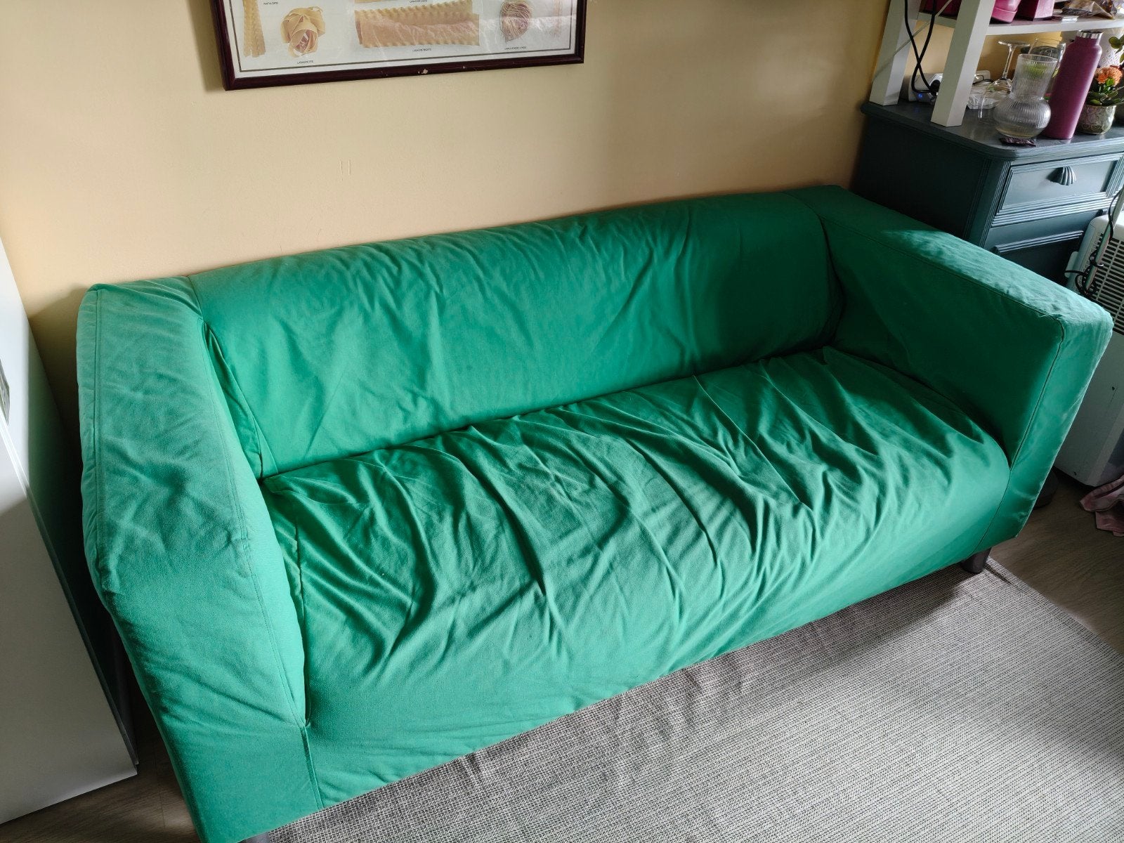 Gratis Ikea Klippan bank, Huis en Inrichting, Gebruikt, 150 tot 200 cm, Tweepersoons, 75 tot 100 cm