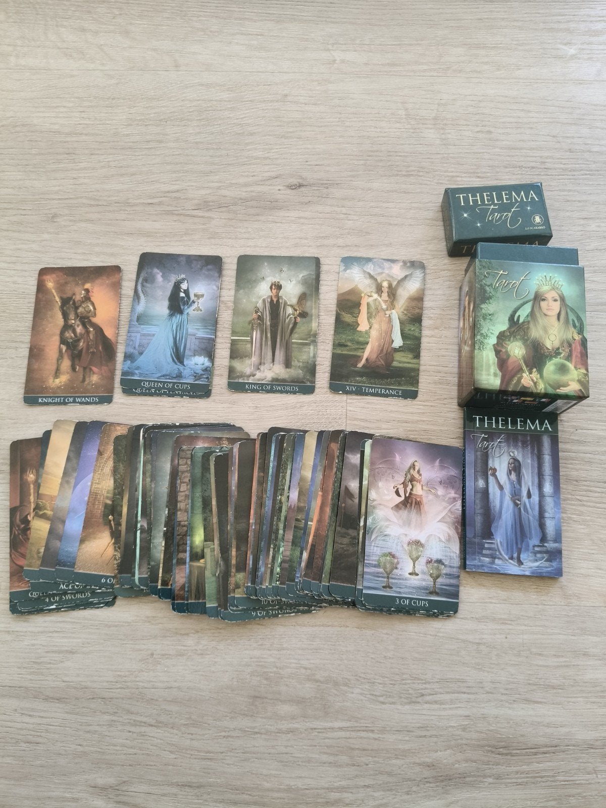 Thelema Tarot Kaartendeck -, Ophalen of Verzenden, Zo goed als nieuw, Tarot of Kaarten leggen, Overige typen