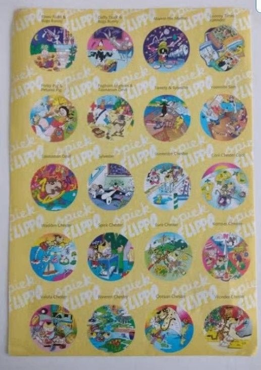 Flippo Spiek Looney Tunes Stickervel., Verzamelen, Ophalen of Verzenden, Looney Tunes, Overige typen
