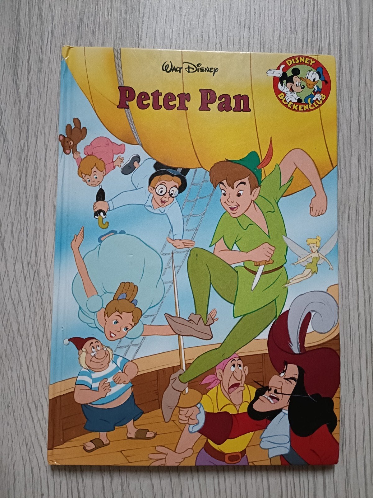 Disney boekenclub Peter Pan Boek - Klassiek Sprookje, Ophalen of Verzenden, Gelezen, Walt Disney, Sprookjes